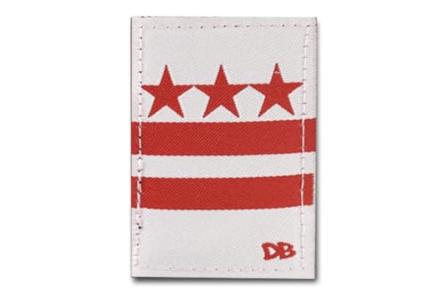 DIME BAGS Austauschbare Flicken, Klettverschluss-Patches für Rucksäcke, Mützen, Jacken und Dime-Taschen (Staat – Washington DC) von DIME BAGS