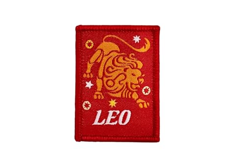DIME BAGS Austauschbare Flicken, Klettverschluss-Patches für Rucksäcke, Mützen, Jacken und Dime-Taschen (Sternzeichen – Löwe) von DIME BAGS