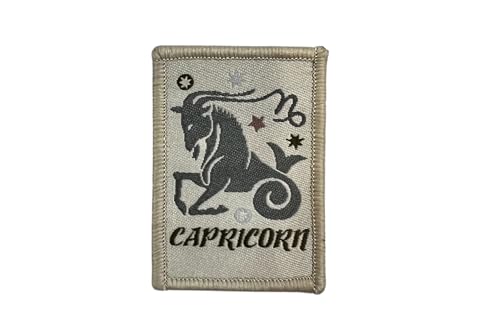 DIME BAGS Austauschbare Flicken, Klettverschluss-Patches für Rucksäcke, Mützen, Jacken und Dime-Taschen (Sternzeichen – Steinbock) von DIME BAGS