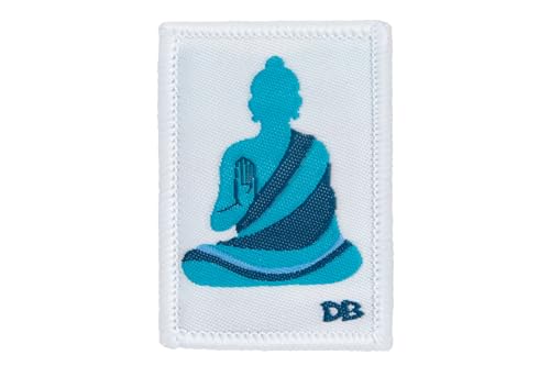 DIME BAGS Austauschbare Flicken | Klettverschluss-Patches für Rucksäcke, Mützen, Jacken und Dime-Taschen (Buddha) von DIME BAGS