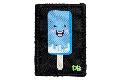 DIME BAGS Austauschbare Flicken | Klettverschluss-Patches für Rucksäcke, Mützen, Jacken und Dime-Taschen (Eis am Stiel) von DIME BAGS