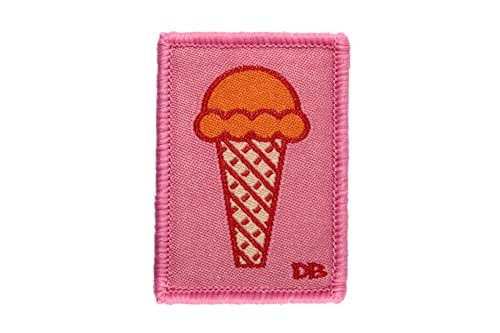 DIME BAGS Austauschbare Flicken | Klettverschluss-Patches für Rucksäcke, Mützen, Jacken und Dime-Taschen (Eiscreme) von DIME BAGS