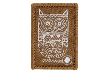 DIME BAGS Austauschbare Flicken | Klettverschluss-Patches für Rucksäcke, Mützen, Jacken und Dime-Taschen (Eule) von DIME BAGS