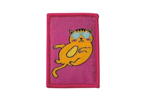 DIME BAGS Austauschbare Flicken | Klettverschluss-Patches für Rucksäcke, Mützen, Jacken und Dime-Taschen (Fat Cat) von DIME BAGS