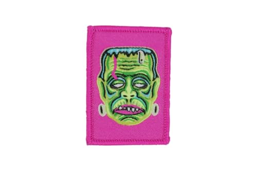 DIME BAGS Austauschbare Flicken | Klettverschluss-Patches für Rucksäcke, Mützen, Jacken und Dime-Taschen (Frankenstein) von DIME BAGS