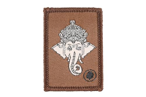 DIME BAGS Austauschbare Flicken | Klettverschluss-Patches für Rucksäcke, Mützen, Jacken und Dime-Taschen (Ganesha) von DIME BAGS