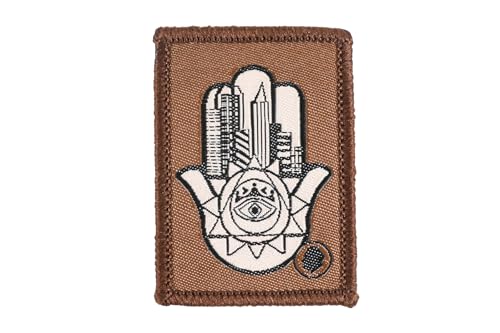 DIME BAGS Austauschbare Flicken | Klettverschluss-Patches für Rucksäcke, Mützen, Jacken und Dime-Taschen (Hamsa) von DIME BAGS
