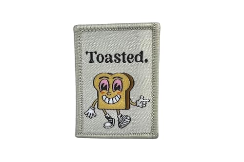 DIME BAGS Austauschbare Flicken | Klettverschluss-Patches für Rucksäcke, Mützen, Jacken und Dime-Taschen (Toasted) von DIME BAGS