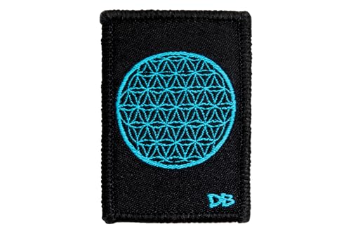 DIME BAGS Austauschbare Flicken | Klettverschluss-Patches für Rucksäcke, Mützen, Jacken und Dime-Taschen (heilige Geometrie) von DIME BAGS