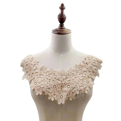 Bestickter Blumen-Ausschnitt, Halsband, 1 Stück, 3D-Stickerei, Spitzenstoff, kleine Blumenspitze, Nähapplikation, Halsband, Bekleidungszubehör, Scrapbooking, 2 Stück, stumpf Bestickter Blumen-Ausschnitt, Halsband, 1 Stück, 3D-Stickerei, Spitzenstoff, kleine Blumenspitze, Nähapplikation, Halsband, Bekleidungszubehör, Scrapbooking, 2 Stück, stumpf von DIMEIYAN