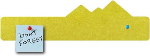 Filz-Kork-Panel, Filz-Pinnwand, große Filztafel-Fliesen for die Wand, Pinnwand-Notiztafeln for Home-Office-Küche, Bulletin Board-Wandfliesen for Fotos und Memos(Lemon Yellow) von DIMEIYAN