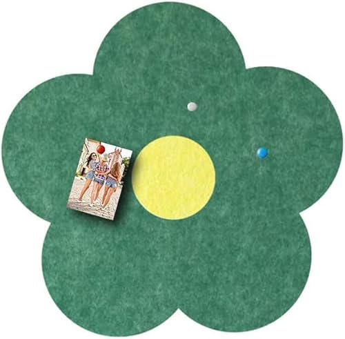 Filz-Korkplatte, Filz-Pinnwand, Filztafelfliesen, selbstklebend, Memotafeln, Wandaufkleber, Mini-Pinnwand for Heim- und Bürodekoration(Groen) von DIMEIYAN