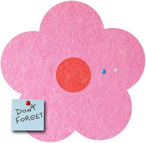 Filz-Korkplatte, Filz-Pinnwand, Filztafelfliesen, selbstklebend, Memotafeln, Wandaufkleber, Mini-Pinnwand for Heim- und Bürodekoration(Roze) von DIMEIYAN