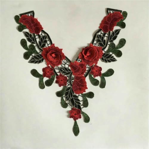 YL745 Show YL2144 bestickter Blumen-Halsausschnitt, modische exquisite Blumenstickerei, Applikation, Spitzenkragen, Kleidung, Dekoration, Nähzubehör, Bastelzubehör YL745 Show YL2144 bestickter Blumen-Halsausschnitt, modische exquisite Blumenstickerei, Applikation, Spitzenkragen, Kleidung, Dekoration, Nähzubehör, Bastelzubehör von DIMEIYAN