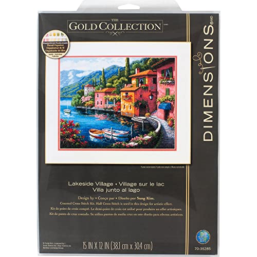 DIMENSIONS 70-35285 Lakeside Village, Fabric, Gold von Dimensions