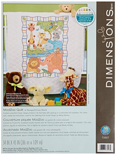 DIMENSIONS Quilt MOD Zoo, Cotton, Multi-Colour von Dimensions