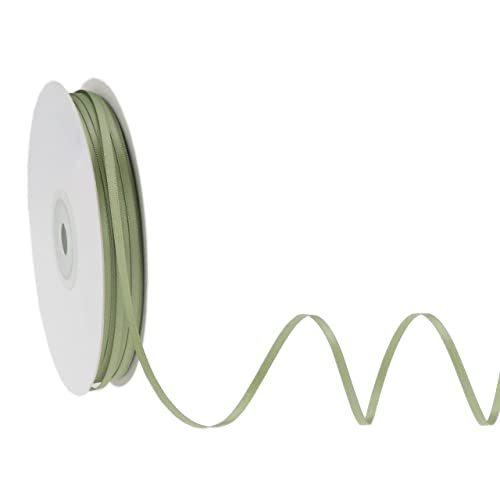 DINDOSAL Dünnes Salbeiband, dünnes Band, 1/8 Zoll, salbeigrün, Seidenband, Frühlingsmoosband für Hochzeitsdekoration, dünnes Band zum Basteln, Aufhängen, Weihnachtsschmuck – 91 m DINDOSAL Dünnes Salbeiband, dünnes Band, 1/8 Zoll, salbeigrün, Seidenband, Frühlingsmoosband für Hochzeitsdekoration, dünnes Band zum Basteln, Aufhängen, Weihnachtsschmuck – 91 m von DINDOSAL