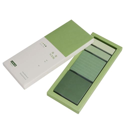 DINESA Tragbare Blanko-Haftnotizen, selbstklebende Index-Tabs, Organizer für Planer, Tagebuch, Kalender, 480 Blatt, grün von DINESA