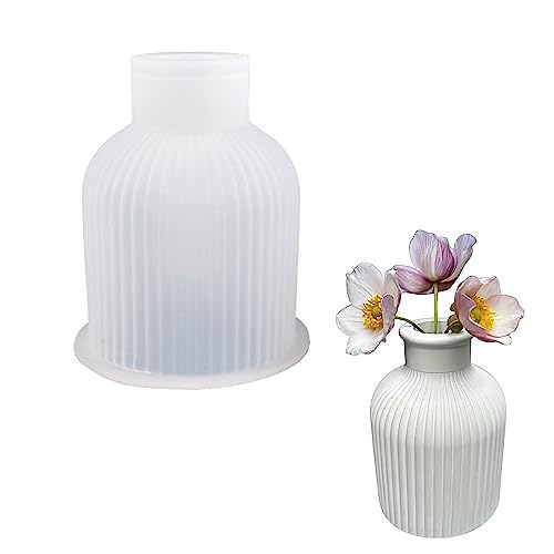 Vase Silikonform Epoxidharz Formen Moulds Blumenvase Silikonformen Vase Resin Gießform Harz DIY für Make-Up Pinsel Stifthalter Vasen Dekorativen Ornamenten,Stifthaltern und Dekorativen Accessoires von DINGFENG