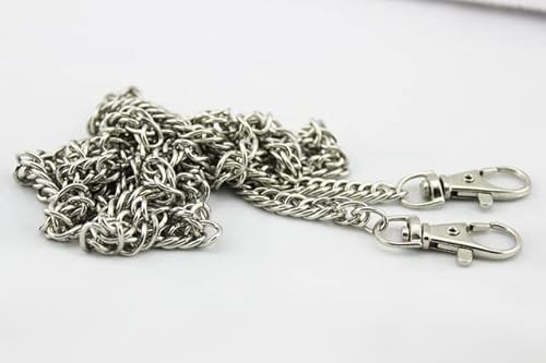 DINGMI 40–140 cm, 7 mm, Metall, Geldbörse, Kette, Riemen, Ersatz, Handtasche, Umhängetasche, Kette, Zubehör, hellgold/Silber/schwarz/Bronze DINGMI 40–140 cm, 7 mm, Metall, Geldbörse, Kette, Riemen, Ersatz, Handtasche, Umhängetasche, Kette, Zubehör, hellgold/Silber/schwarz/Bronze von DINGMI