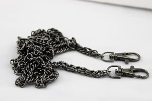 DINGMI 40–140 cm, 7 mm, Metall, Geldbörse, Kette, Riemen, Ersatz, Handtasche, Umhängetasche, Kette, Zubehör, hellgold/Silber/schwarz/Bronze DINGMI 40–140 cm, 7 mm, Metall, Geldbörse, Kette, Riemen, Ersatz, Handtasche, Umhängetasche, Kette, Zubehör, hellgold/Silber/schwarz/Bronze von DINGMI
