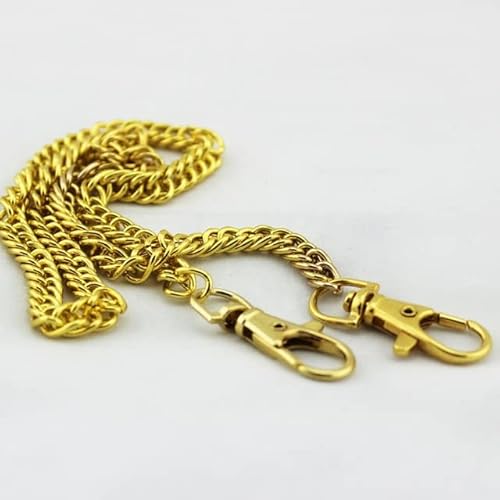 DINGMI 40–140 cm, 7 mm, Metall, Geldbörse, Kette, Riemen, Ersatz, Handtasche, Umhängetasche, Kette, Zubehör, hellgold/Silber/schwarz/Bronze von DINGMI