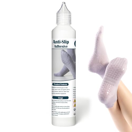 DINGSEN Sock Stop, Sockenstopper Flüssig, Sockenstopper für Wollsocken - 100 g Transparent, Waschbar, Latexfrei, mit Präzisionsspitze, Socken Stopper Flüssigkeit für Erwachsene, Senioren & Haustiere DINGSEN Sock Stop, Sockenstopper Flüssig, Sockenstopper für Wollsocken - 100 g Transparent, Waschbar, Latexfrei, mit Präzisionsspitze, Socken Stopper Flüssigkeit für Erwachsene, Senioren & Haustiere von DINGSEN