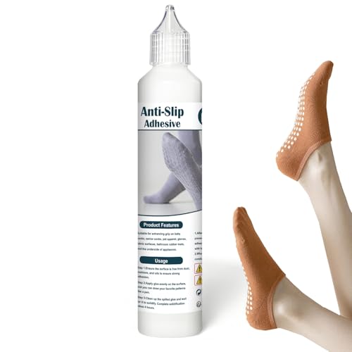DINGSEN Sock Stop, Sockenstopper Flüssig, Sockenstopper für Wollsocken - 100 g Weiß, Waschbar, Latexfrei, mit Präzisionsspitze, Socken Stopper Flüssigkeit für Erwachsene, Senioren & Haustiere DINGSEN Sock Stop, Sockenstopper Flüssig, Sockenstopper für Wollsocken - 100 g Weiß, Waschbar, Latexfrei, mit Präzisionsspitze, Socken Stopper Flüssigkeit für Erwachsene, Senioren & Haustiere von DINGSEN