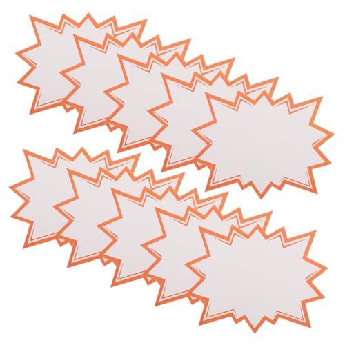 100 Stück Blanko Stern Preisetiketten für Verkaufsaktionen Vielseitige Verkaufsschilder für Einzelhandel Garagenverkauf Party Dekorationen 100 Stück Blanko Stern Preisetiketten für Verkaufsaktionen Vielseitige Verkaufsschilder für Einzelhandel Garagenverkauf Party Dekorationen von DINHEAROM