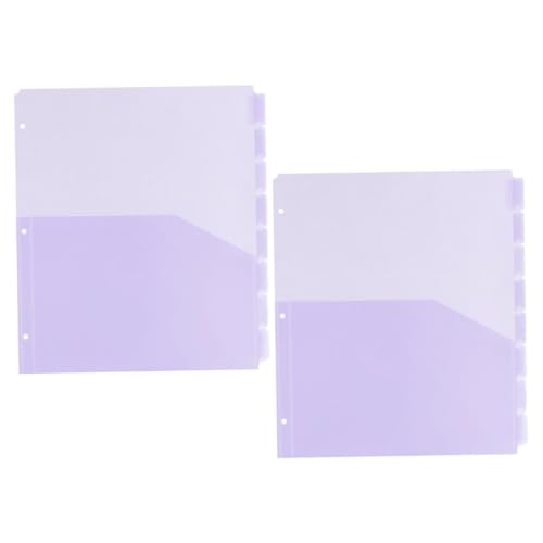 2 Sets Unterteilte Aufbewahrungstaschen Ordnerteiler Registerteiler Für Lose Blätter Ordnerregister Für Ordner Einsteckbare Kunststoffregister Kunststoff Ordnertaschen Mit 2 Sets Unterteilte Aufbewahrungstaschen Ordnerteiler Registerteiler Für Lose Blätter Ordnerregister Für Ordner Einsteckbare Kunststoffregister Kunststoff Ordnertaschen Mit von DINHEAROM