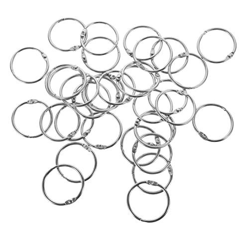 50 Stück Loseblattschnalle Einfache Druckknopfringe Karteikarten Mit Schlüsselring Schwarzer Ring Clips Verschlüsse Ring Für Buch Kompakter Binderring Praktischer Ring 50 Stück Loseblattschnalle Einfache Druckknopfringe Karteikarten Mit Schlüsselring Schwarzer Ring Clips Verschlüsse Ring Für Buch Kompakter Binderring Praktischer Ring von DINHEAROM