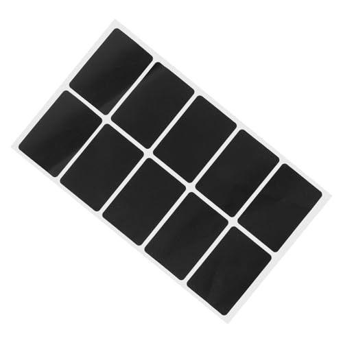 DINHEAROM 1 Blatt Wiederverwendbare Rechteckige Kreidetafel Aufkleber Selbstklebende Etiketten für Flaschen und Gläser Erasable Sticker für Kreative DIY Projekte Einfach Anzuwenden und DINHEAROM 1 Blatt Wiederverwendbare Rechteckige Kreidetafel Aufkleber Selbstklebende Etiketten für Flaschen und Gläser Erasable Sticker für Kreative DIY Projekte Einfach Anzuwenden und von DINHEAROM