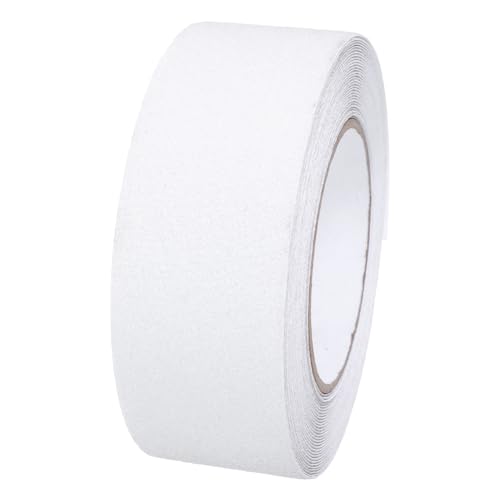 DINHEAROM 1 Rolle Rutsch Tape Transparentes PVC Klebeband für Treppenstufen Rutschfest und Strapazierfähig für und Außenbereiche Installieren und Pflegeleicht von DINHEAROM