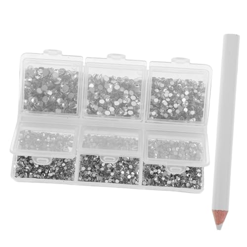 DINHEAROM 1 Satz Strass Nail Art Set Flache Runde Rhinestones für DIY Nageldesign Verschiedene Dekoration für Nägel Hochzeiten und Partys Langlebige und Zuverlässige Anwendung DINHEAROM 1 Satz Strass Nail Art Set Flache Runde Rhinestones für DIY Nageldesign Verschiedene Dekoration für Nägel Hochzeiten und Partys Langlebige und Zuverlässige Anwendung von DINHEAROM