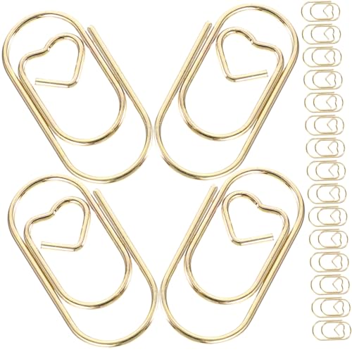 DINHEAROM 100Stücke Dekorative Büroklammern Flexible Clips für Büro Schule Handwerk Mehrzweck Klammern zur Organisation von Dokumenten für Kreative Projekte DINHEAROM 100Stücke Dekorative Büroklammern Flexible Clips für Büro Schule Handwerk Mehrzweck Klammern zur Organisation von Dokumenten für Kreative Projekte von DINHEAROM