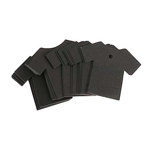 DINHEAROM 100Stücke Kraftpapier Geschenkkarten Tags Hängende Etiketten für Dekoration für Bastelprojekte Kartenherstellung und Scrapbooking von DINHEAROM