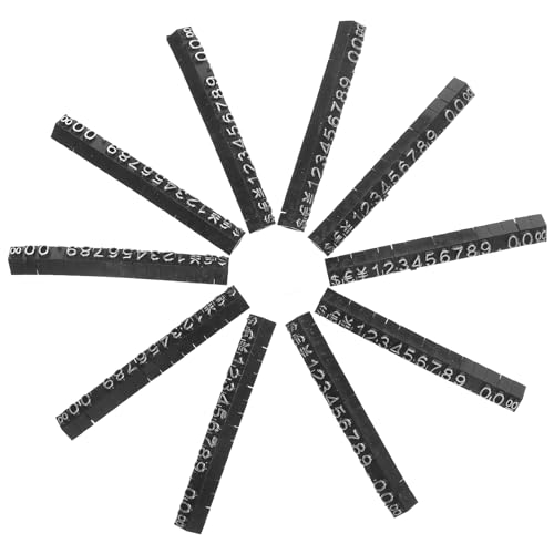 DINHEAROM 10Sätze Preisschilder für Schmuck Anpassbare Eleganter Display Ständer für Juweliergeschäfte und Einzelhandel Klare Preisinformationen DINHEAROM 10Sätze Preisschilder für Schmuck Anpassbare Eleganter Display Ständer für Juweliergeschäfte und Einzelhandel Klare Preisinformationen von DINHEAROM