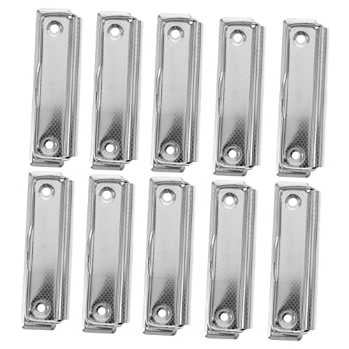 DINHEAROM 10Stücke Klemmbrett Clips Stabile Büroklammern für Schule und Büro Halten von Dokumenten Leicht und Tragbar Handwerksprojekte DINHEAROM 10Stücke Klemmbrett Clips Stabile Büroklammern für Schule und Büro Halten von Dokumenten Leicht und Tragbar Handwerksprojekte von DINHEAROM
