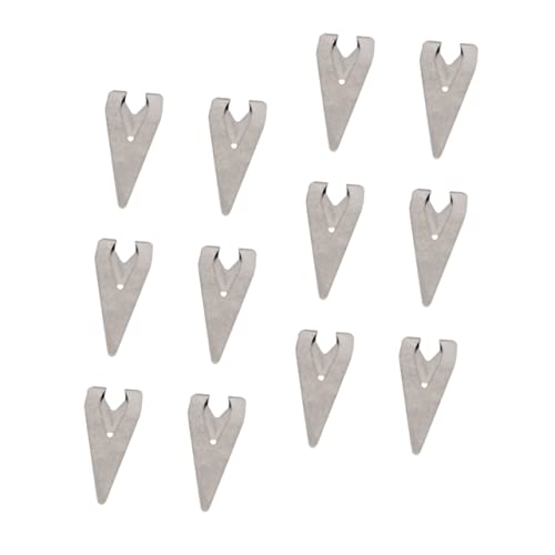 DINHEAROM 12 Stück Teiliges Vintage Metall Lesezeichen Clips aus Edelstahl Dekorative Label clamps für Studenten Kreative Buchseitenhalter mit Hohlem Design Langlebig und Stilvoll für von DINHEAROM