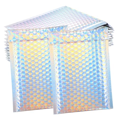 DINHEAROM 12Stücke Blasenversandsäcke Selbstklebend Gepolsterte Versandtaschen für Sichere von Wertsachen für Karten Schlüsselanhänger und Mobiltelefonhüllen DINHEAROM 12Stücke Blasenversandsäcke Selbstklebend Gepolsterte Versandtaschen für Sichere von Wertsachen für Karten Schlüsselanhänger und Mobiltelefonhüllen von DINHEAROM