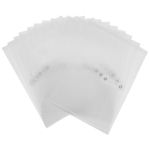 DINHEAROM 12Stücke Dokumententaschen Transparente Aufbewahrungstaschen mit Kordelverschluss für Schule und Büro für Quittungen Tickets DINHEAROM 12Stücke Dokumententaschen Transparente Aufbewahrungstaschen mit Kordelverschluss für Schule und Büro für Quittungen Tickets von DINHEAROM