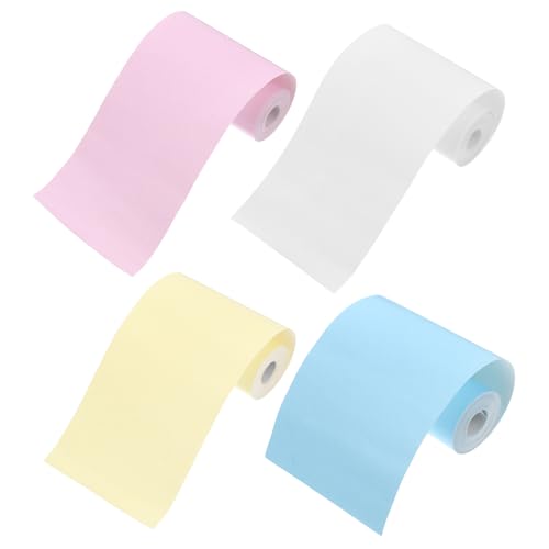 DINHEAROM 18Rollen Mini Thermodruckerpapier für Kinderkameras nicht Klebend Klebend Farbrollen Kompatibel mit Taschendruckern Vielseitig Einsetzbar für Fotos Notizen von DINHEAROM