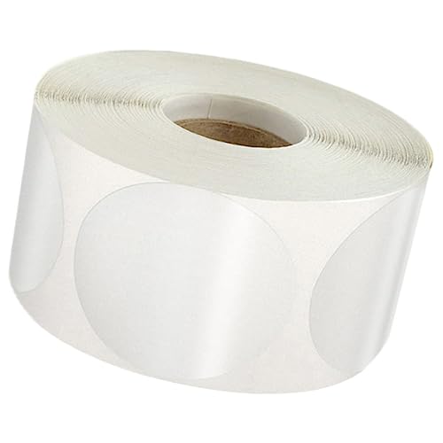 DINHEAROM 1Rolle Klarer Runder Aufkleber Selbstklebende für Weihnachtskarten Dokumente Wiederverwendbare Runde Klebeetiketten DINHEAROM 1Rolle Klarer Runder Aufkleber Selbstklebende für Weihnachtskarten Dokumente Wiederverwendbare Runde Klebeetiketten von DINHEAROM
