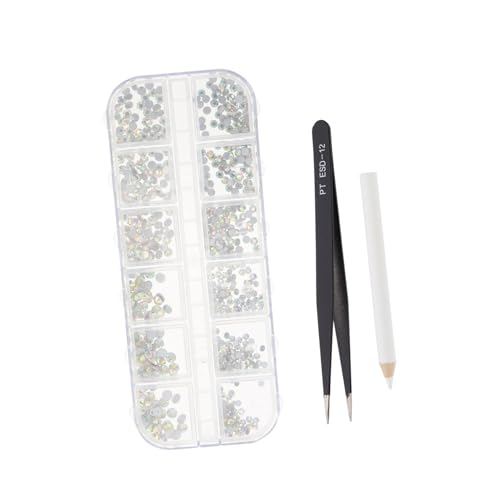 DINHEAROM 1Satz Nagelkunst DIY Zubehör Strasssteine Maniküre Kit für Nageldekorationen Fächer mit Ab Glassteinen für Designs und Handwerksprojekte DINHEAROM 1Satz Nagelkunst DIY Zubehör Strasssteine Maniküre Kit für Nageldekorationen Fächer mit Ab Glassteinen für Designs und Handwerksprojekte von DINHEAROM