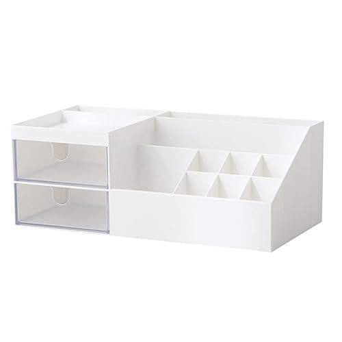 DINHEAROM 1Stück Dekorativer Kosmetik Organizer mit Schublade Multifunktionale Aufbewahrungsbox für Schmuck und Kosmetik aus Hochwertigem Material für Schminktische DINHEAROM 1Stück Dekorativer Kosmetik Organizer mit Schublade Multifunktionale Aufbewahrungsbox für Schmuck und Kosmetik aus Hochwertigem Material für Schminktische von DINHEAROM