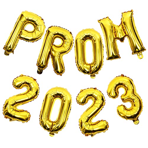 DINHEAROM 2 Sätze Folienballons Graduation Party Dekoration Goldene Prom Ballons für Klassenraum Feier Langlebige Helle Abschluss Deko für Festliche Atmosphäre DINHEAROM 2 Sätze Folienballons Graduation Party Dekoration Goldene Prom Ballons für Klassenraum Feier Langlebige Helle Abschluss Deko für Festliche Atmosphäre von DINHEAROM