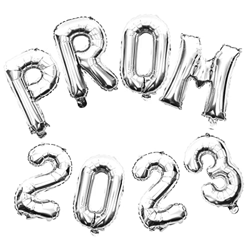 DINHEAROM 2 Sätze Graduation Party Ballons Prom Dekoration Aluminiumfolie Luftballons Silber Indoor Outdoor Abschlussfeier Foto Requisiten für Schule und Freunde DINHEAROM 2 Sätze Graduation Party Ballons Prom Dekoration Aluminiumfolie Luftballons Silber Indoor Outdoor Abschlussfeier Foto Requisiten für Schule und Freunde von DINHEAROM