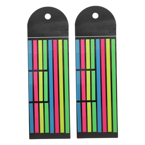DINHEAROM 2 Stück Fluoreszierende Haftstreifen Bunte Indexstreifen für Bücher Lange und Kurze Lese Tabs Wiederverwendbare Markierungsstreifen für Notizen und Studierende Kurze Lange DINHEAROM 2 Stück Fluoreszierende Haftstreifen Bunte Indexstreifen für Bücher Lange und Kurze Lese Tabs Wiederverwendbare Markierungsstreifen für Notizen und Studierende Kurze Lange von DINHEAROM