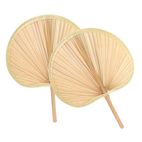DINHEAROM 2 Stück Handventilator Handgefertigter Geflochtener Fächer für Hochzeiten Partys und Sommer Tragbarer Sommerfächer für Outdoor Aktivitäten und Dekoration DINHEAROM 2 Stück Handventilator Handgefertigter Geflochtener Fächer für Hochzeiten Partys und Sommer Tragbarer Sommerfächer für Outdoor Aktivitäten und Dekoration von DINHEAROM