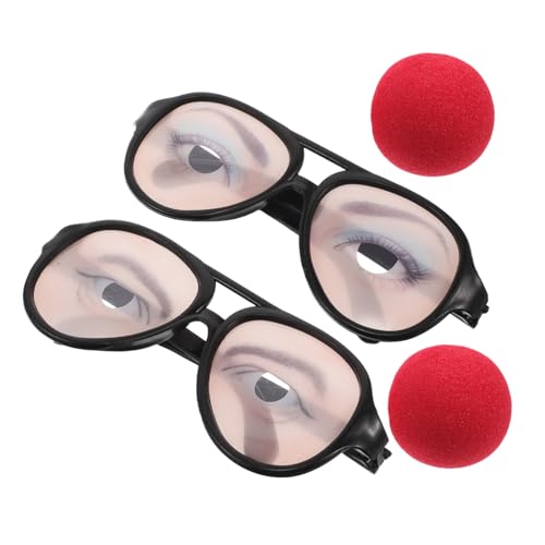 DINHEAROM 2 Stück Lustige Brillen Augenbrillen Alberne Brillen Nasenbrillen Neuheitsbrillen Smash Brillen Für Erwachsene Urkomische Brillen Gruselige Accessoires Halloween Brillen DINHEAROM 2 Stück Lustige Brillen Augenbrillen Alberne Brillen Nasenbrillen Neuheitsbrillen Smash Brillen Für Erwachsene Urkomische Brillen Gruselige Accessoires Halloween Brillen von DINHEAROM